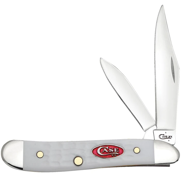Case SparXX White Synthetic Standard Jig Peanut 60188 Knife