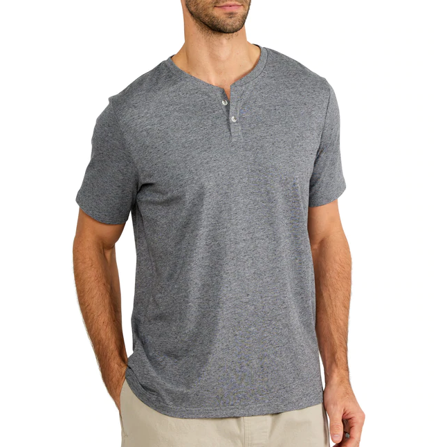 Free Fly Men's Heritage Short Sleeve Henley