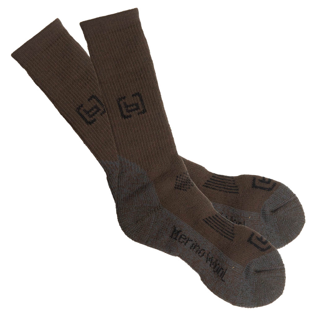 Banded Base Heavyweight Merino Wool Calf Sock