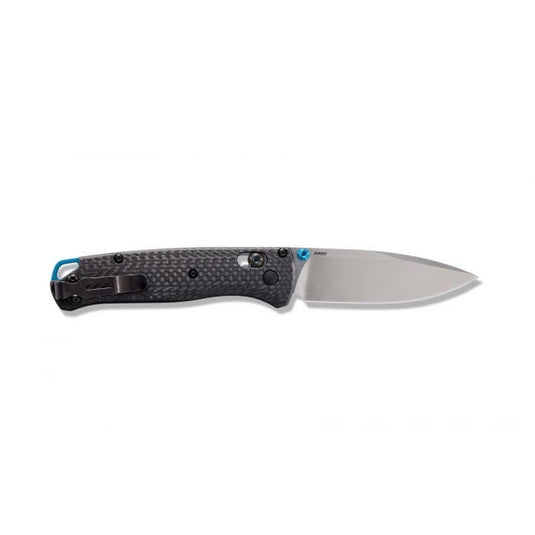 Benchmade Bugout Drop Point in the open position.