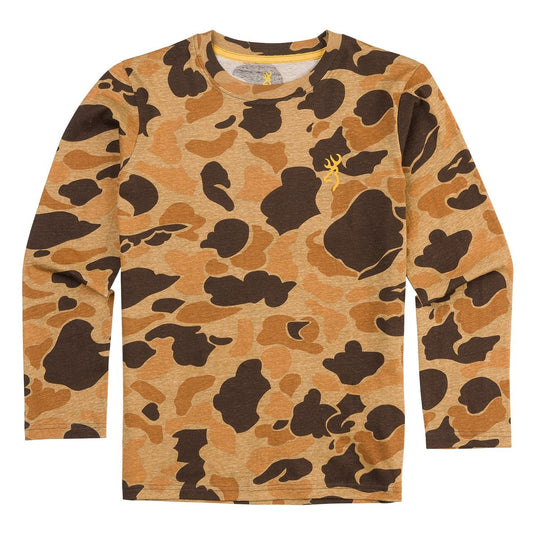 Browning Wasatch Youth Long Sleeve Shirt Youth Shirts- Fort Thompson