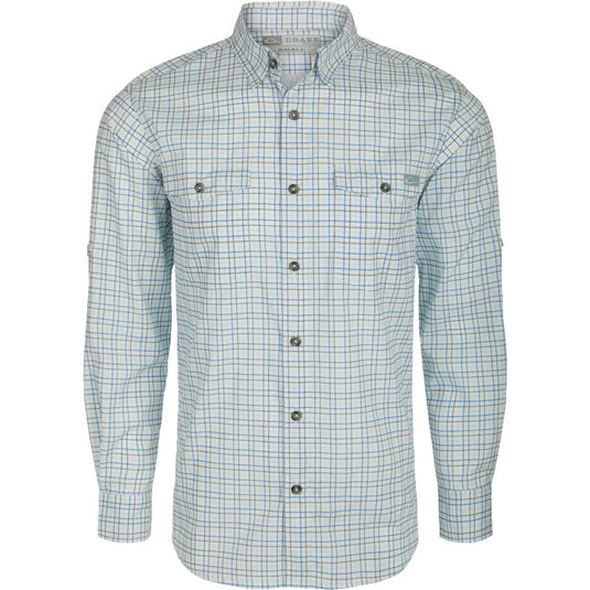 Drake Frat Tattersall Shirt Long Sleeve Mens Shirts- Fort Thompson