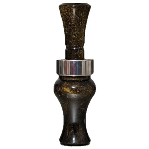 Load image into Gallery viewer, Echo DRT Double Reed Timber Duck Call in the color Black Gold Pearl
