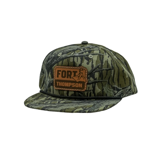 Fort Thompson Goat Rope Style Rectangle Patch Hat FT Mens Hats- Fort Thompson