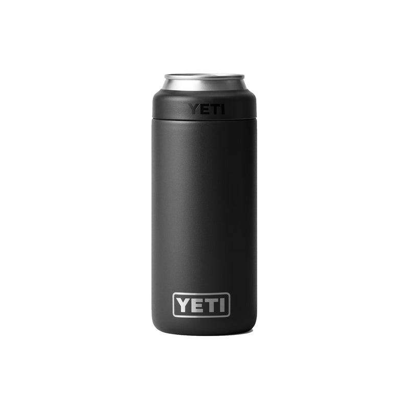 Load image into Gallery viewer, YETI Rambler Colster Slim Drink Insulator in the color Black.
