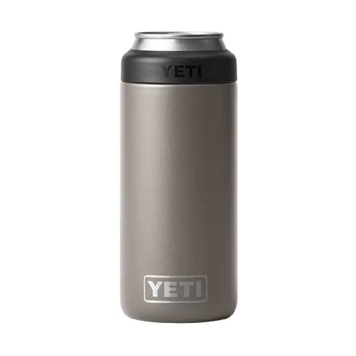 Load image into Gallery viewer, YETI Rambler Colster Slim Drink Insulator in the color Sharptale Taupe.
