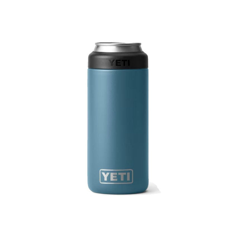 Load image into Gallery viewer, YETI Rambler Colster Slim Drink Insulator in the color Nordic Blue
