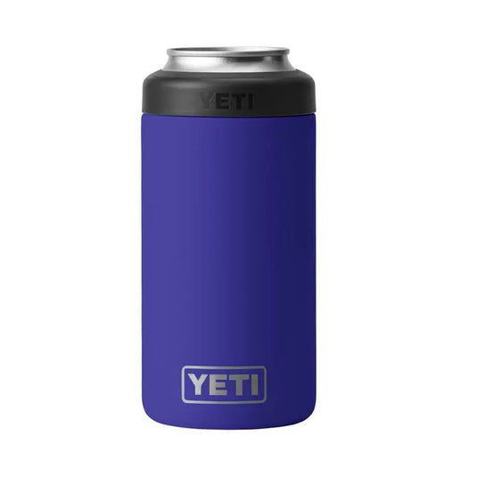 YETI Rambler Colster Tall Beverage Can Insulator in the color OffShore Blue