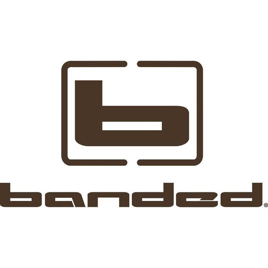 Banded brand logo