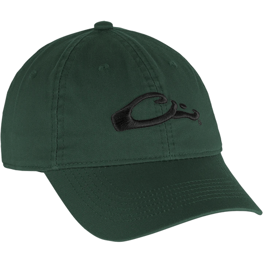Drake Cotton Twill Cap Large Logo Mens Hats - Fort Thompson