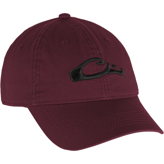 Drake Cotton Twill Cap Large Logo Mens Hats - Fort Thompson