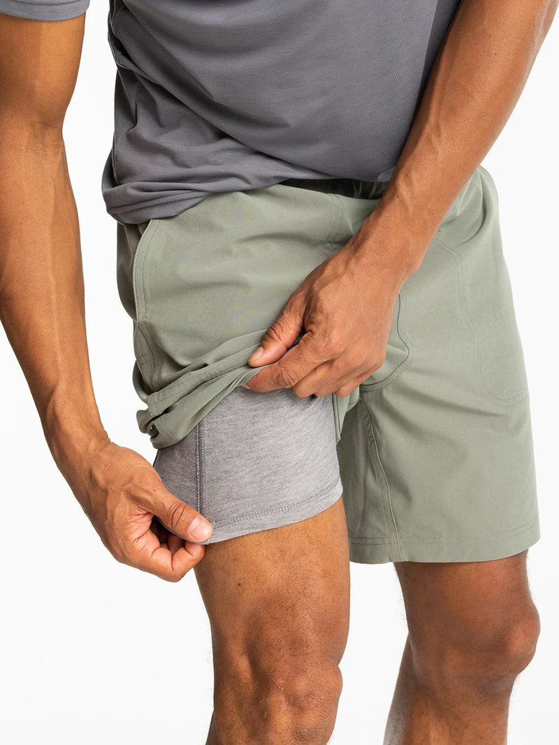Load image into Gallery viewer, Free Fly Men&#39;s Bamboo - Lined Active Breeze Short – 7&quot; Mens Shorts - Fort Thompson
