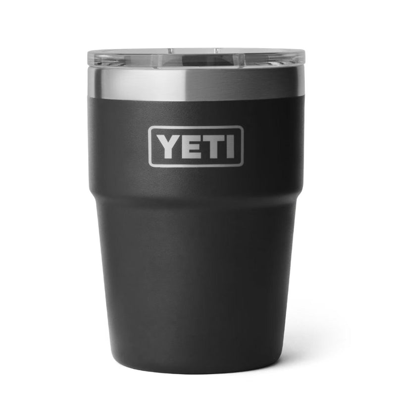 Load image into Gallery viewer, YETI Rambler 16 oz Stackable Pint with MagSlider Lid in the color Black.
