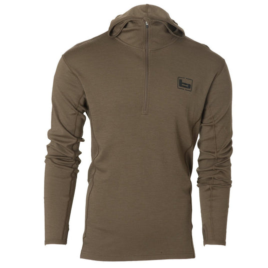 Banded Base Wool Hoodie Mens Jackets- Fort Thompson