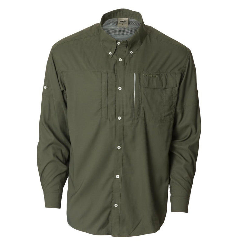 Load image into Gallery viewer, Banded Hook Performance Fishing Shirt Mens Shirts- Fort Thompson
