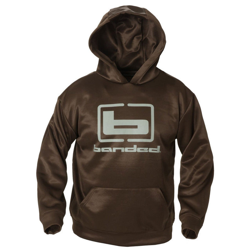 Load image into Gallery viewer, Banded Logo Hoodie Mens Jackets- Fort Thompson

