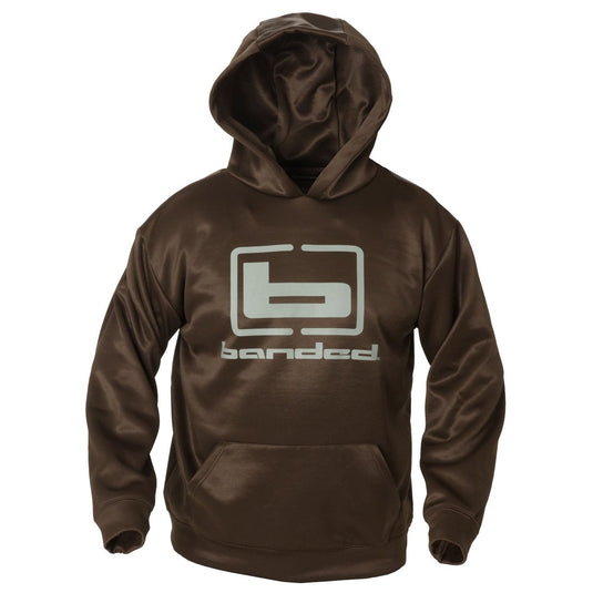 Banded Logo Hoodie Mens Jackets- Fort Thompson