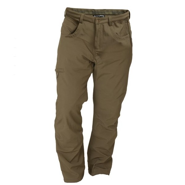 Load image into Gallery viewer, Banded Soft Shell Wader Pants in the color Spanish Moss.
