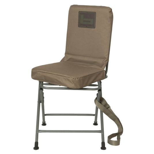 Banded Swivel Blind Chair in the color Marsh Brown.