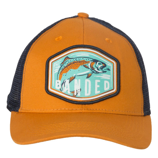Banded Trout Scout Trucker Cap Mens Hats- Fort Thompson