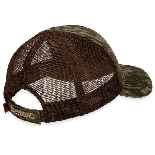 Back view of the Browning Bozeman Brown Cap.