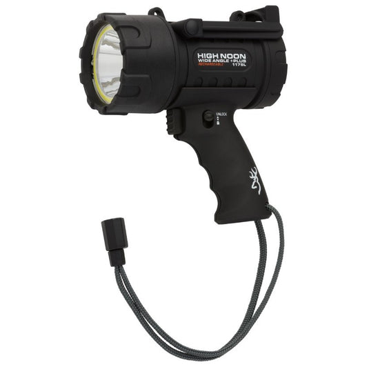 Browning High Noon Rechargeable Spotlight with Wide Angle Plus 3717785 Flashlights- Fort Thompson