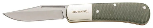 Browning Steambank folding knife in the fully open position.