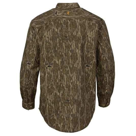 Back view of the Browning Wasatch CB Shirt in the color Bottomland.