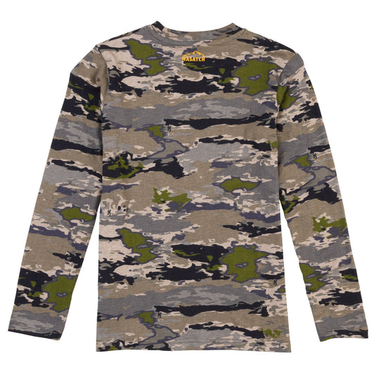 Back view of the Browning Wasatch Youth Long Sleeve Shirt in the color Ovix.