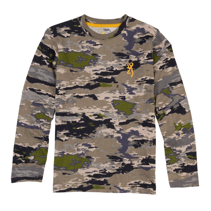 Browning Wasatch Youth Long Sleeve Shirt Youth Shirts- Fort Thompson