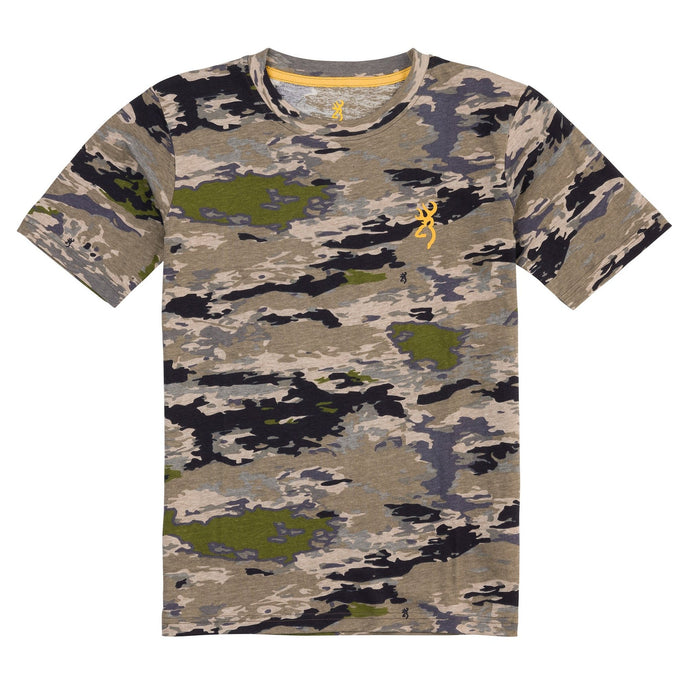 Browning Wasatch Youth Short Sleeve Shirt Youth T-Shirts- Fort Thompson