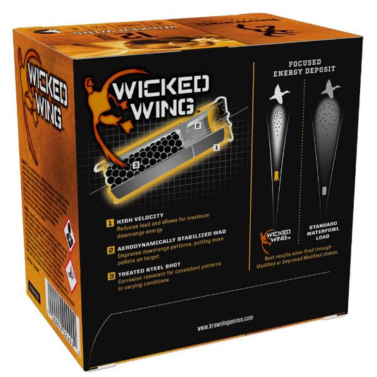 Browning Wicked Wing 12 Gauge Shells 3IN 1.25OZ