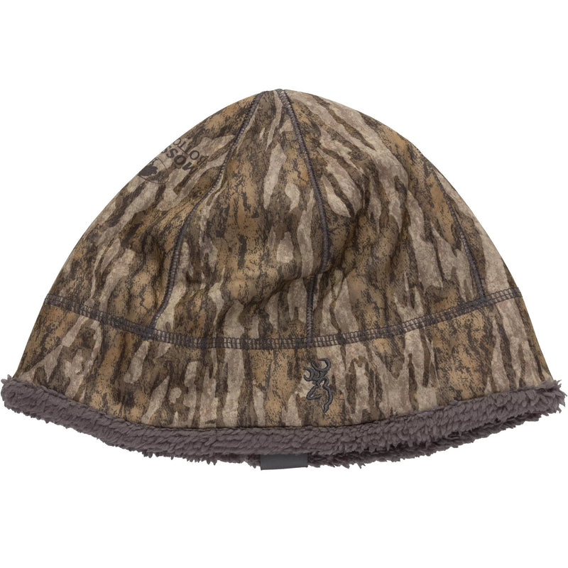 Load image into Gallery viewer, Browning Wicked Wing High Pile Beanie in the color bottomland.
