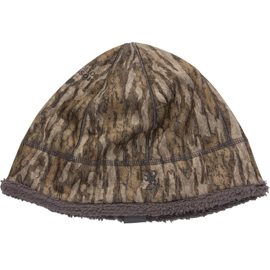Browning Wicked Wing High Pile Beanie in the color bottomland.
