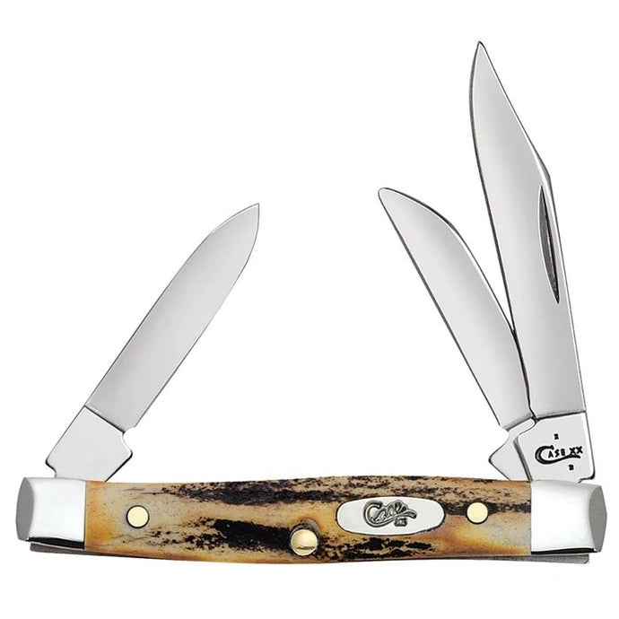 Case Genuine Stag Small Stockman 00178 Knife Knives- Fort Thompson