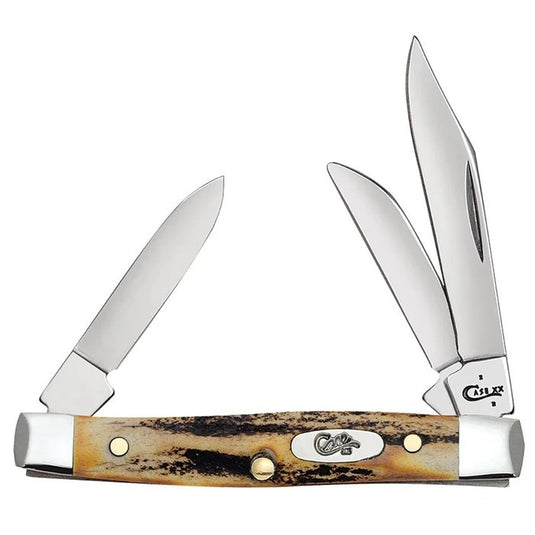 Case Genuine Stag Small Stockman 00178 Knife Knives- Fort Thompson