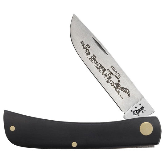 Case Jet-Black Synthetic Sod Buster Jr Knife 00095 Knives- Fort Thompson