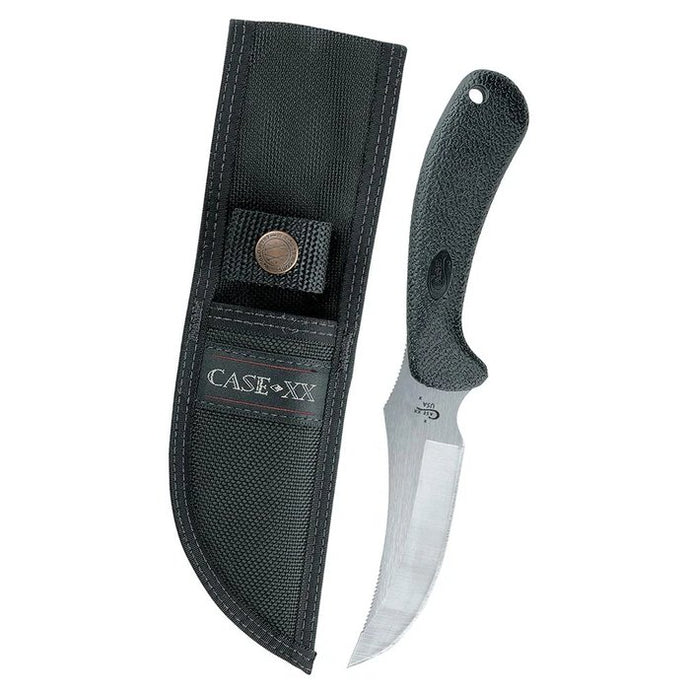 Case Lightweight Black Synthetic Ridgeback Hunter 00362 Knife with Ballistic Nylon Sheath Knives- Fort Thompson