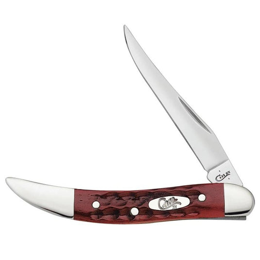 Case Pocket Worn Old Red Bone Corn Cob Jig Small Texas Toothpick 00792 Knife Knives- Fort Thompson
