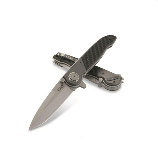 CRKT Drop Point Black M40-03 Knives- Fort Thompson