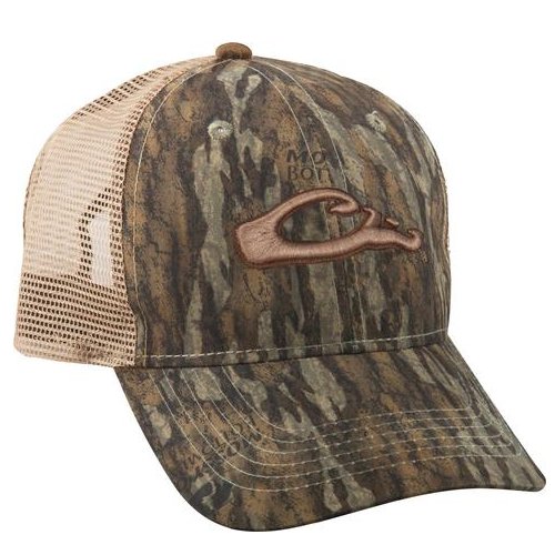 Drake 6 Panel Camo Mesh Back Cap Mens Hats- Fort Thompson