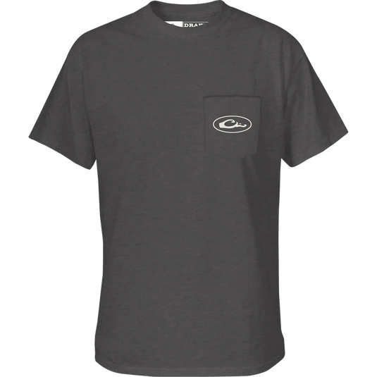 Drake Black Lab Profile T-Shirt Short Sleeve Mens T-Shirts- Fort Thompson