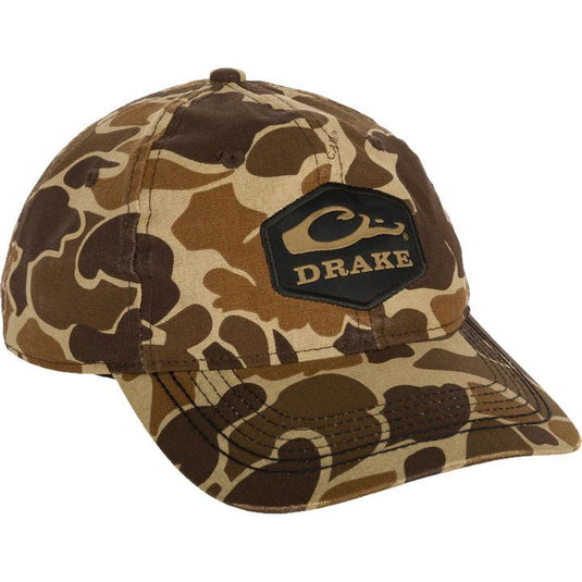 Drake Camo Cotton Twill Hex Patch Cap Mens Hats- Fort Thompson