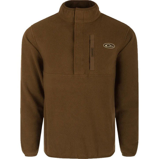 Drake Camp Fleece Pullover Jacket 2.0 in the color Cocoa.