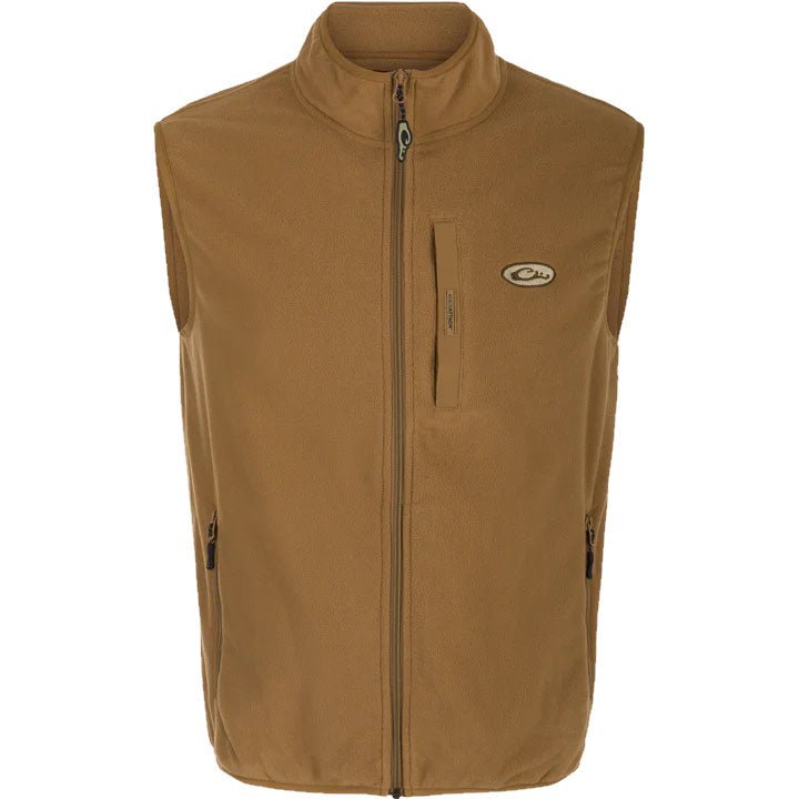 Load image into Gallery viewer, Drake Camp Fleece Vest in the color Medal Bronze.
