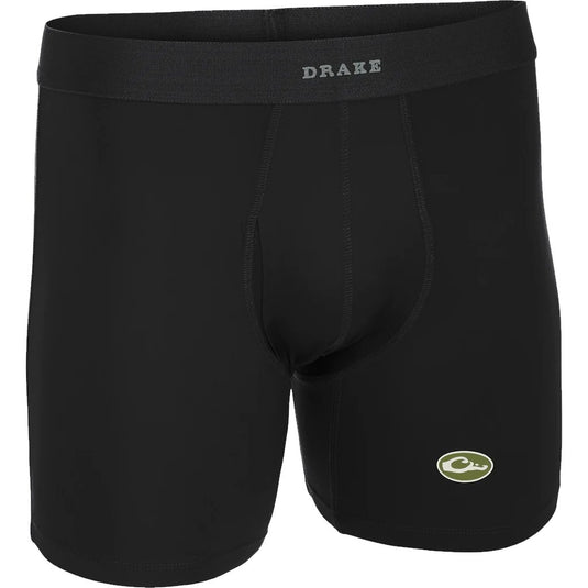 Drake Commando Boxer Brief Old School Underwear in the color Black.