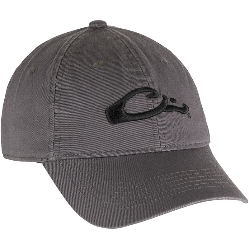 Load image into Gallery viewer, Drake Cotton Twill Cap Large Logo Mens Hats- Fort Thompson
