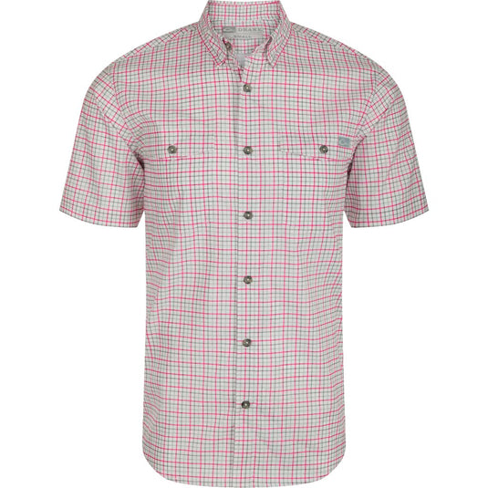 Drake Frat Tattersall Shirt S/S Mens Shirts- Fort Thompson