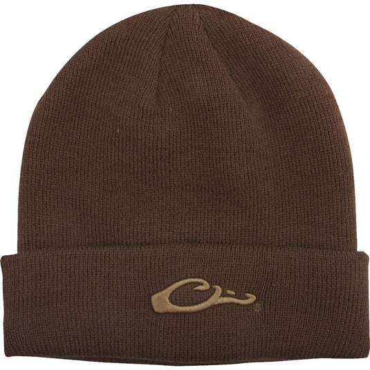 Drake LST Rib-Knit Stocking Cap in the color Brown.