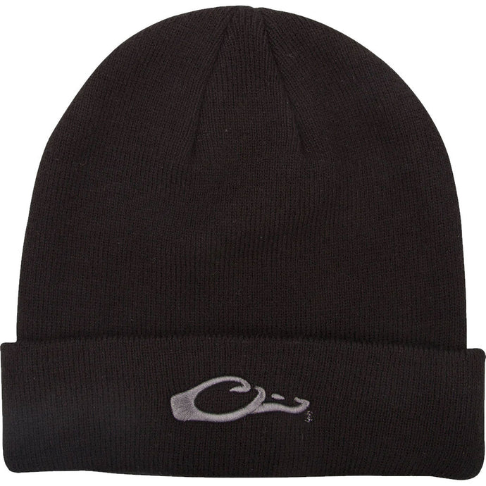 Drake LST Rib-Knit Stocking Cap in the color Black.